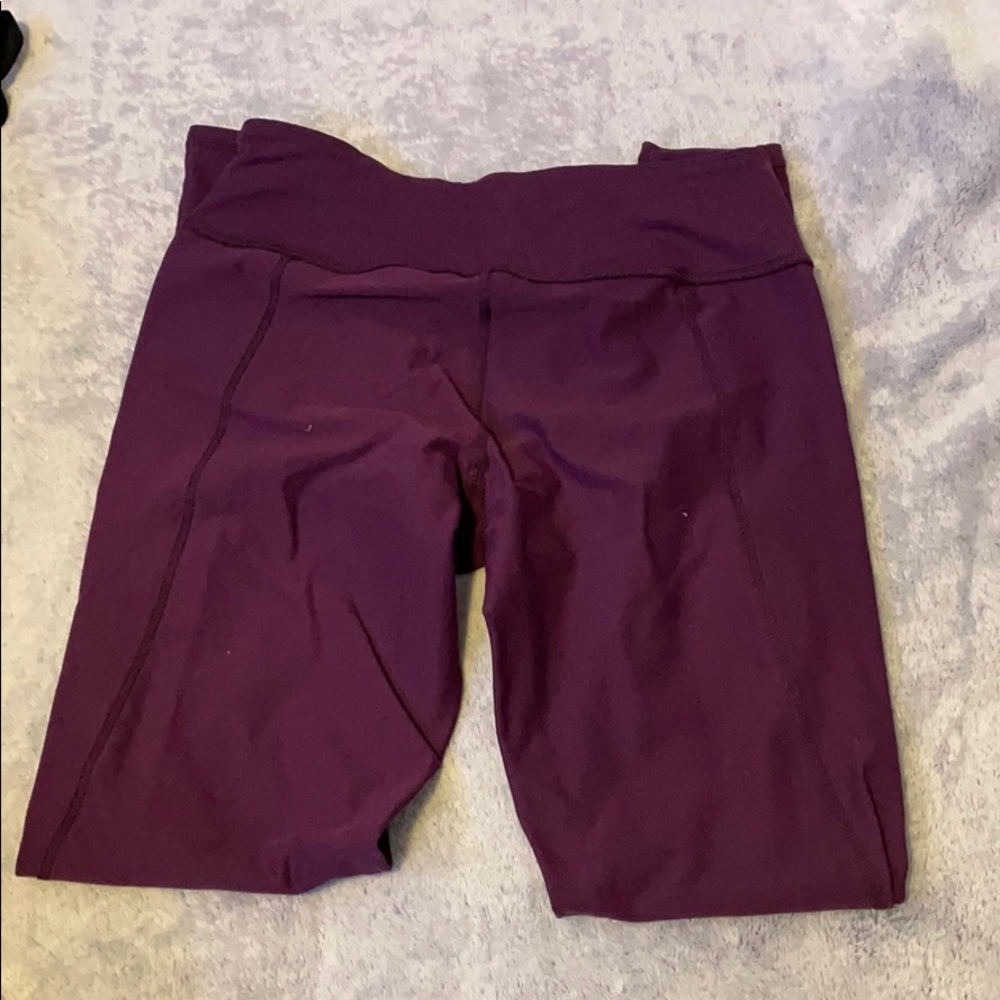 Purple leggings